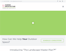 Tablet Screenshot of gardenarchitecturellc.com